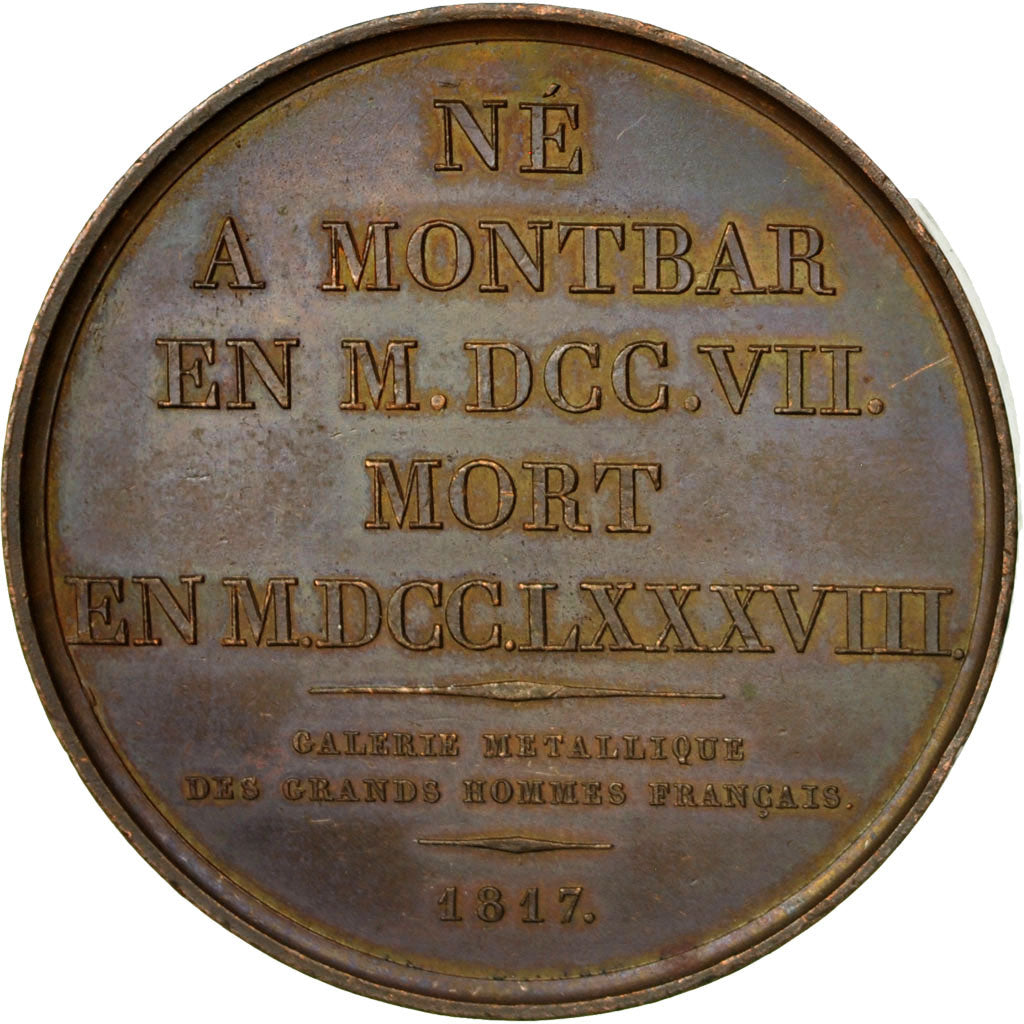 Francia, Medal, G. Leclerc de Buffon, 1817, Gatteaux, SPL-, Bronzo