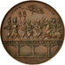 France, Medal, Napoleon Ier , Iterum Ibiden, 1809, Denon, TTB+, Bronze
