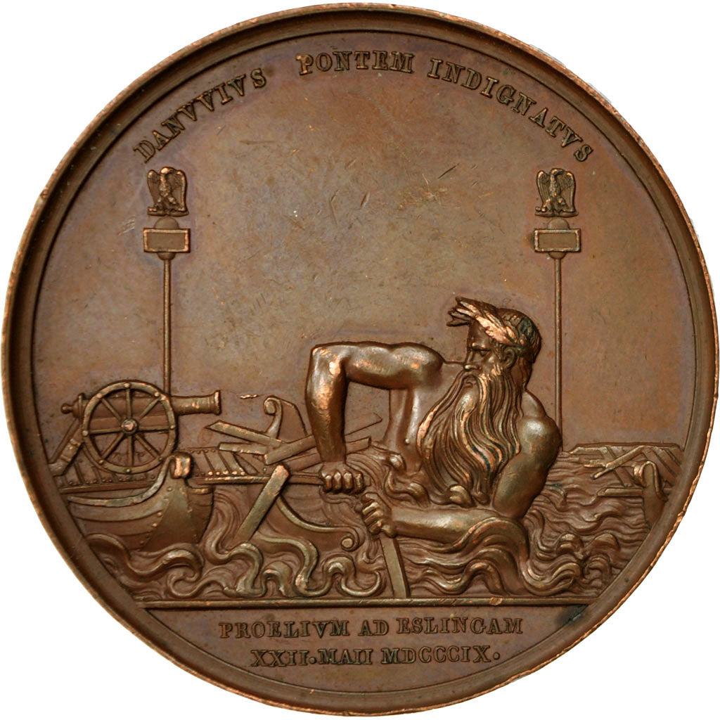 France, Medal, Napoleon Ier , Iterum Ibiden, 1809, Denon, TTB+, Bronze