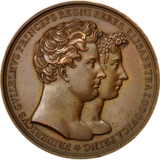 Frankrijk, Medal, Frédéric Guillaume III et Elisabeth, 1823, Brandt, PR+