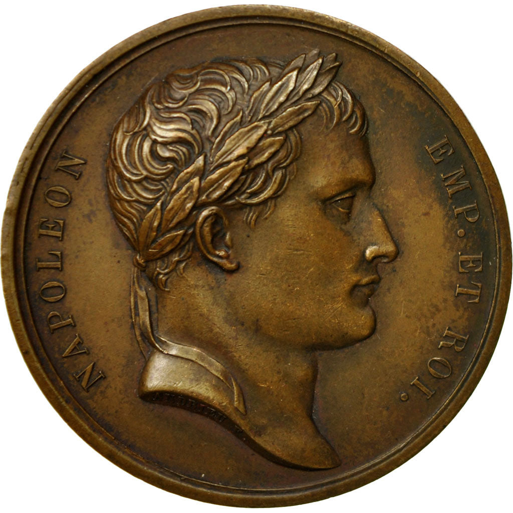 France, Medal, Napoleon Ier , Rome Paris, Denon, MS(60-62), Bronze