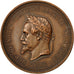 Frankreich, Medal, Visite de Napoleon III à la Chambre de Commerce de Lille