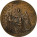 France, Medal, Henri III , l'Ordre du Saint Esprit, 1579, SUP, Bronze
