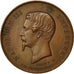 France, Medal, Eugénie Impératrice, Undated, Caqué, TTB+, Cuivre