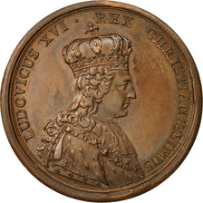 France, Medal, Sacre et Mariage de Louis XVI, 1775, MS(60-62), Bronze