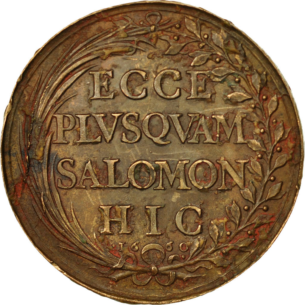France, Medal, Gaston de France , Duc d'Orléans, 1660, TTB, Laiton