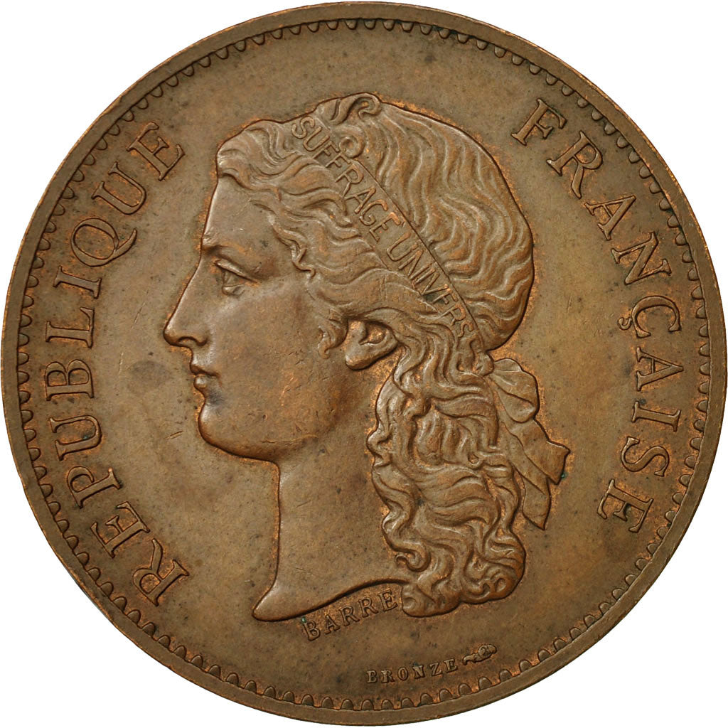 France, Medal, Centenaire de 1789, Undated, AU(50-53), Bronze