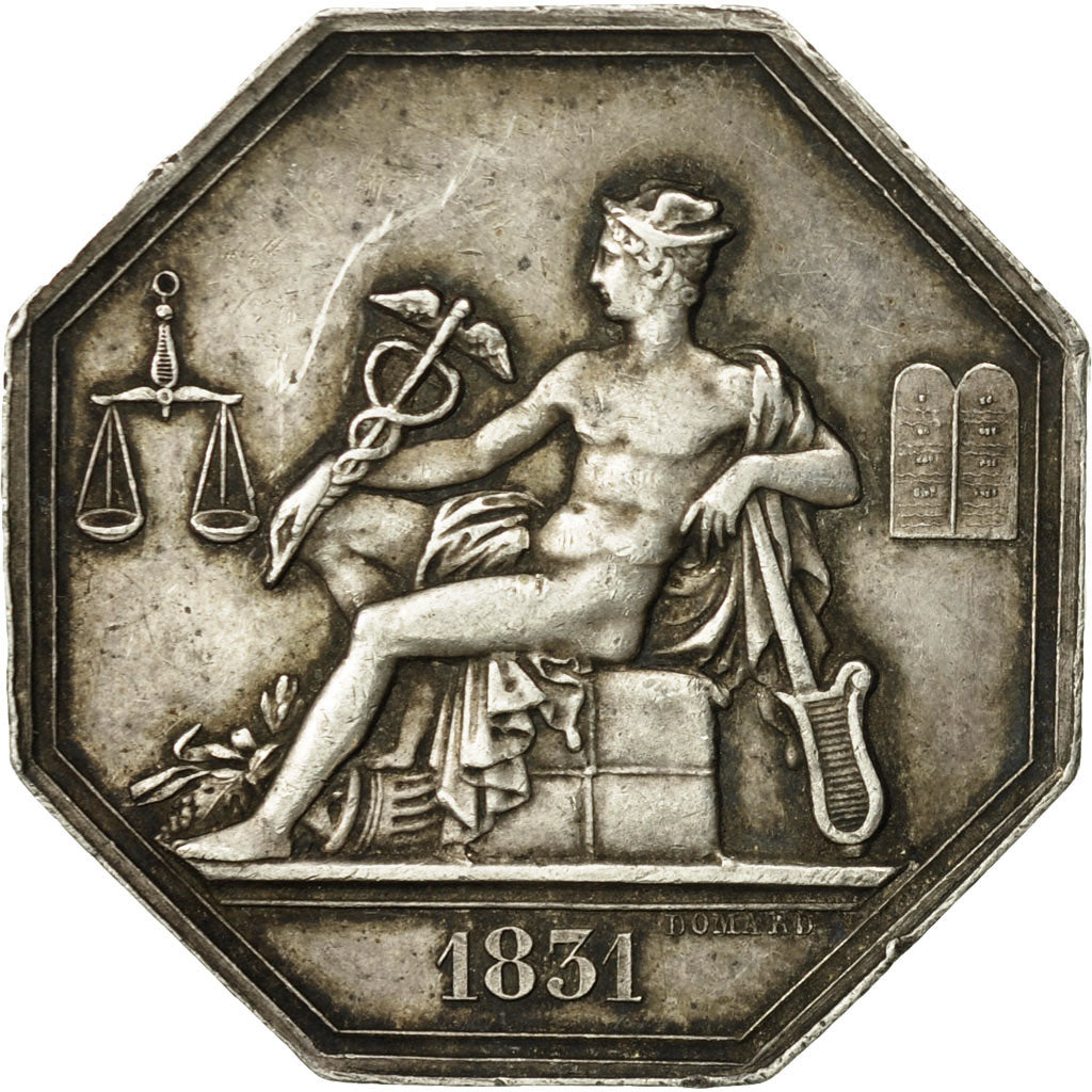 Francia, Medal, Commissaires experts du gouvernement, 1831, Domard, EBC, Plata