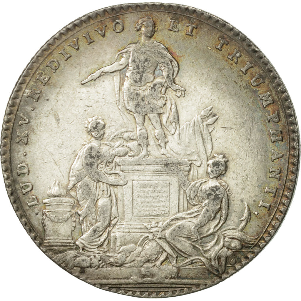 France, Jeton, États de Bretagne, Rennes, 1754, TTB+, Argent, Feuardent:8764