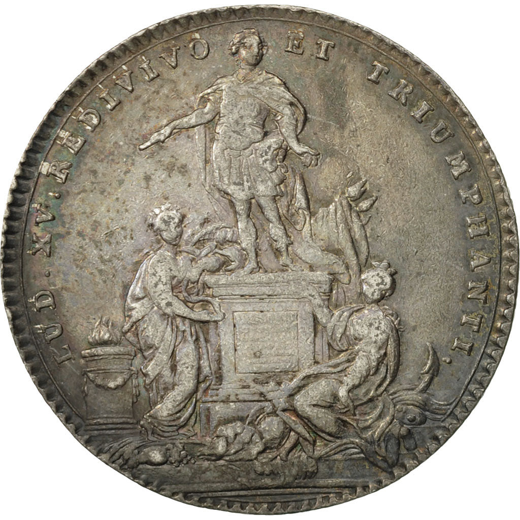 Frankreich, Token, États de Bretagne, Rennes, 1754, SS+, Silber, Feuardent:8764
