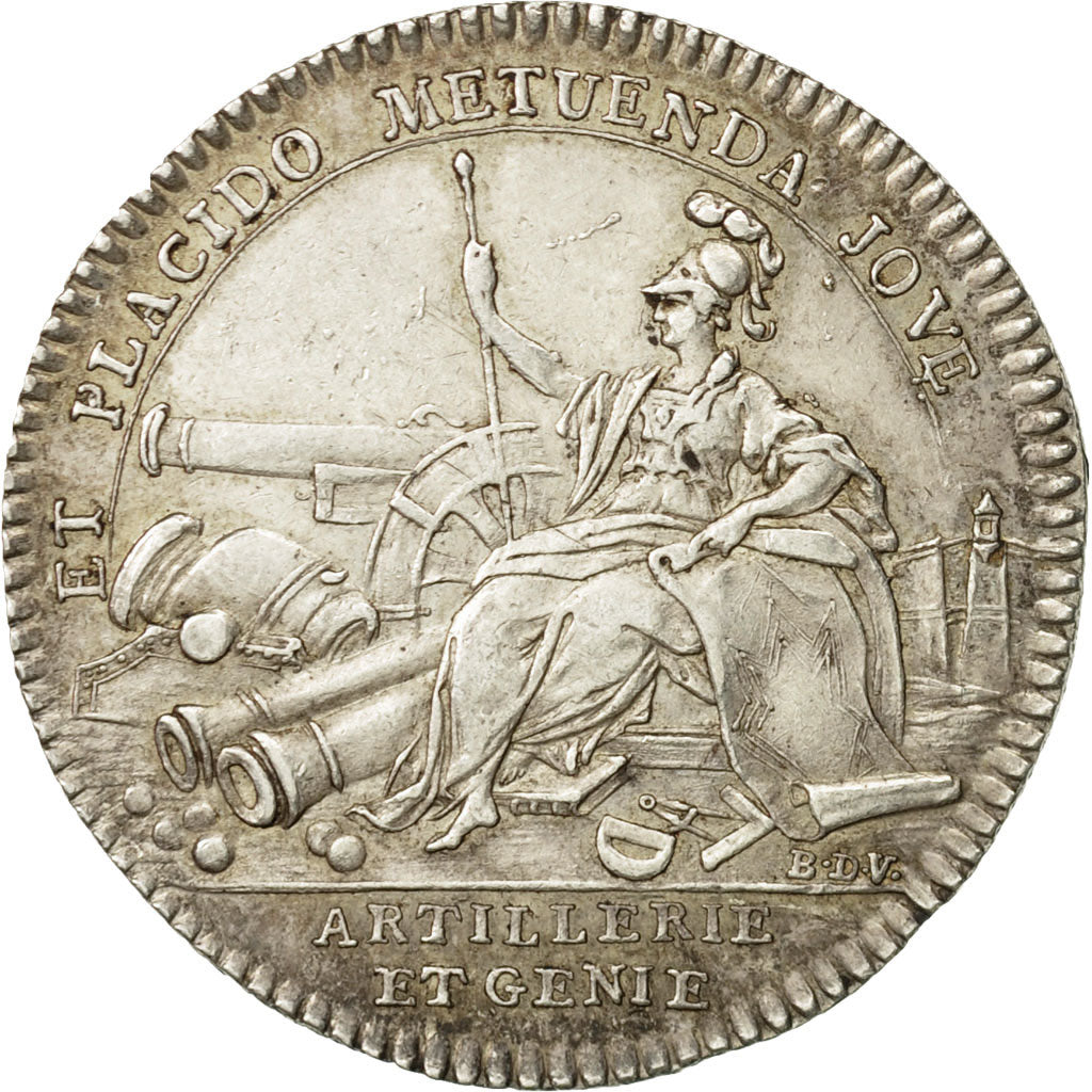 Frankreich, Token, Corps Royal de l'Artillerie et du Génie, Louis XVI, 1777