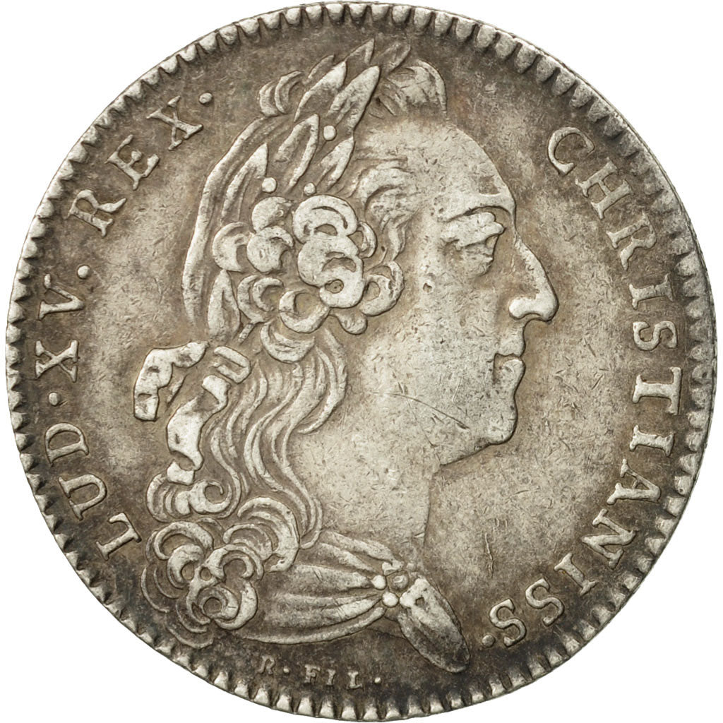 France, Token, États de Bretagne, Rennes, Louis XV, 1768, AU(50-53), Silver