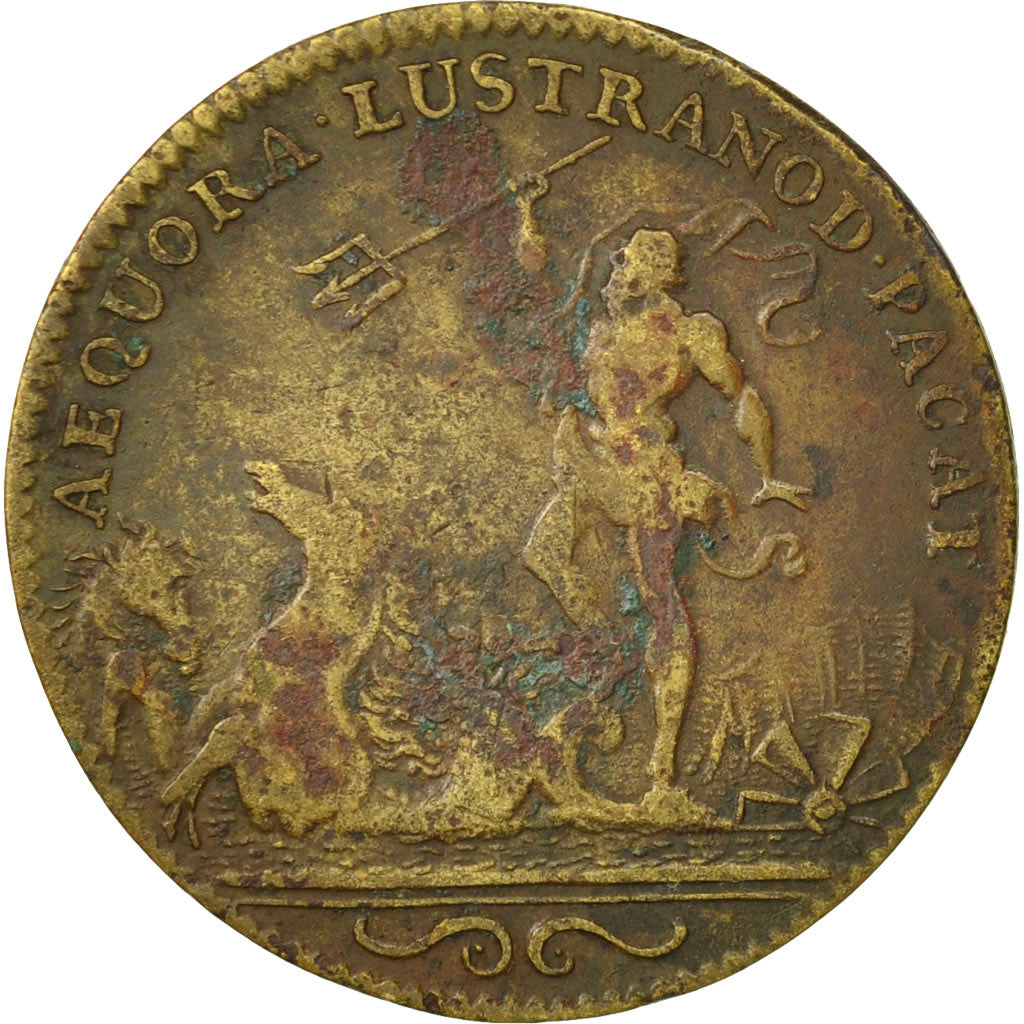 Francia, Token, Galères Royales , Comptabilité de la Marine, Louis XIV, MB