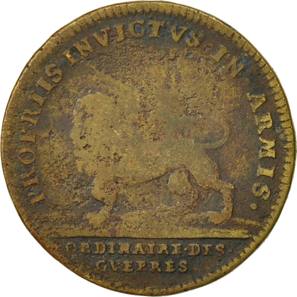 Francia, Token, Ordinaire des Guerres, Louis XIV, 1690, MB, Ottone