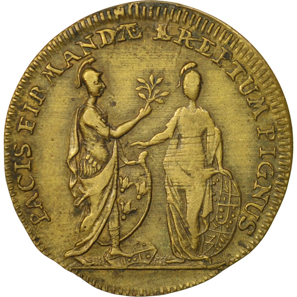 Francia, Token, Prise de Fontarabie, Louis XV, BB+, Ottone, Feuardent:13223