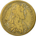 France, Token, Marie Thérèse d'Autriche, Louis XIV, VF(30-35), Brass