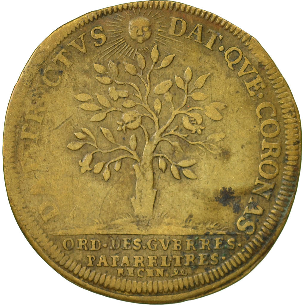 Francia, Token, Ordinaire des Guerres, Louis XIV, MB, Ottone, Feuardent:923 var.