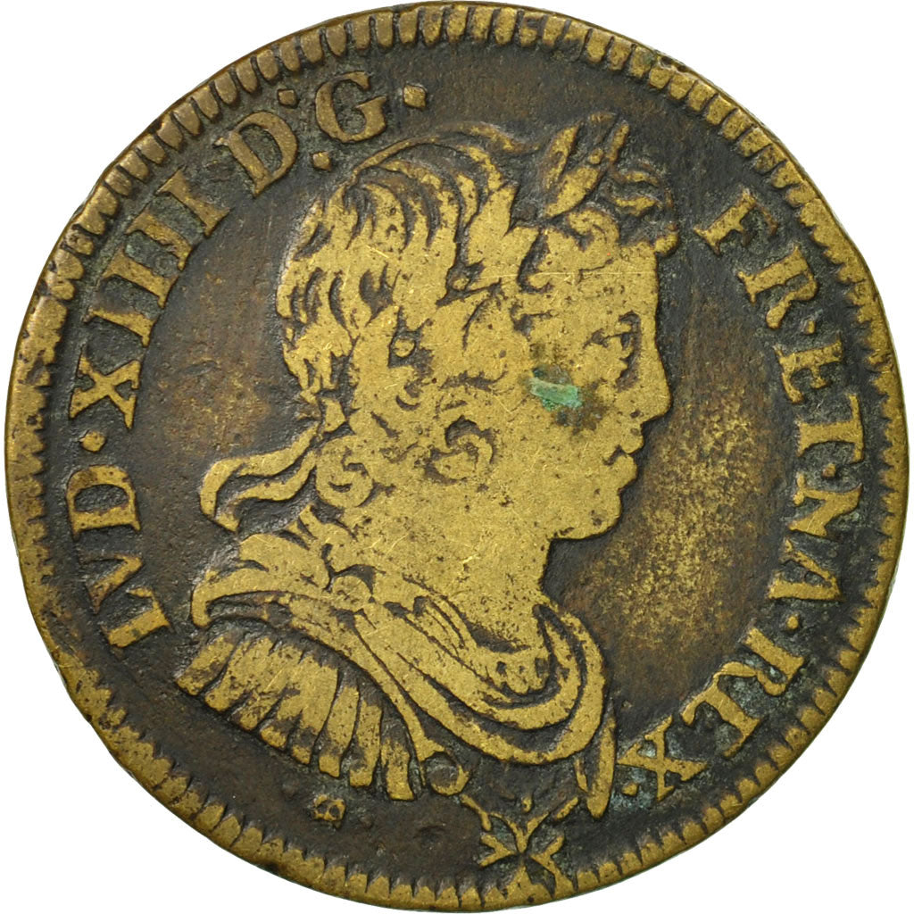 Francia, Token, Conseil du Roi, Louis XV, MB+, Ottone, Feuardent:237 var.au