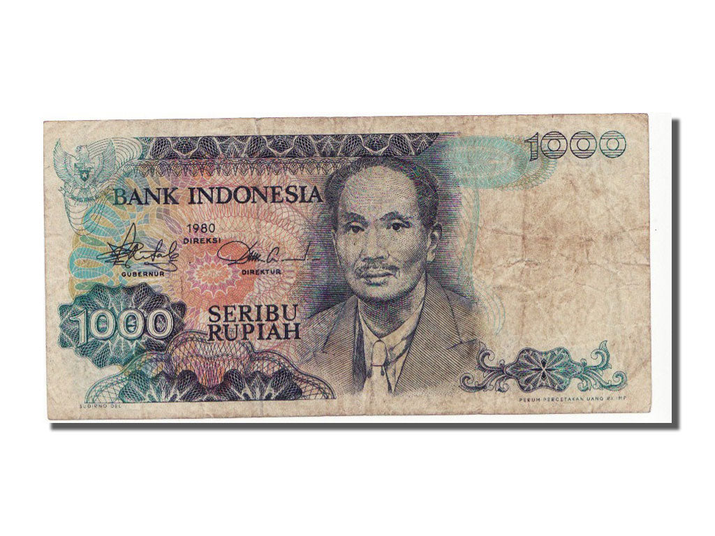 Indonesia, 1000 Rupiah, 1980, KM #119, VF(30-35), LZS041520