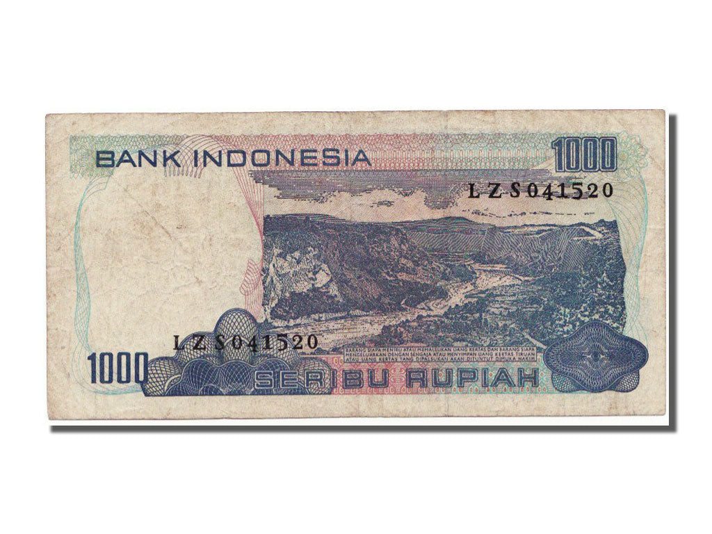 Indonesia, 1000 Rupiah, 1980, KM #119, VF(30-35), LZS041520