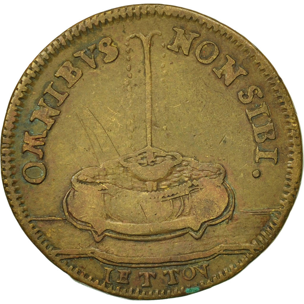 Francia, Token, Louis XVI, MB+, Ottone, Feuardent:13419