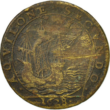 France, Jeton, Villes et Noblesse , Nicolas de Bailleul, 1628, B+, Laiton