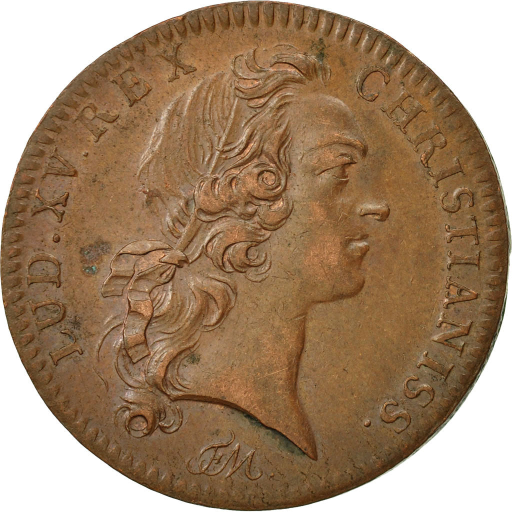 Francia, Token, Chambre du Trésor Royal, Louis XV, 1750, BB+, Rame