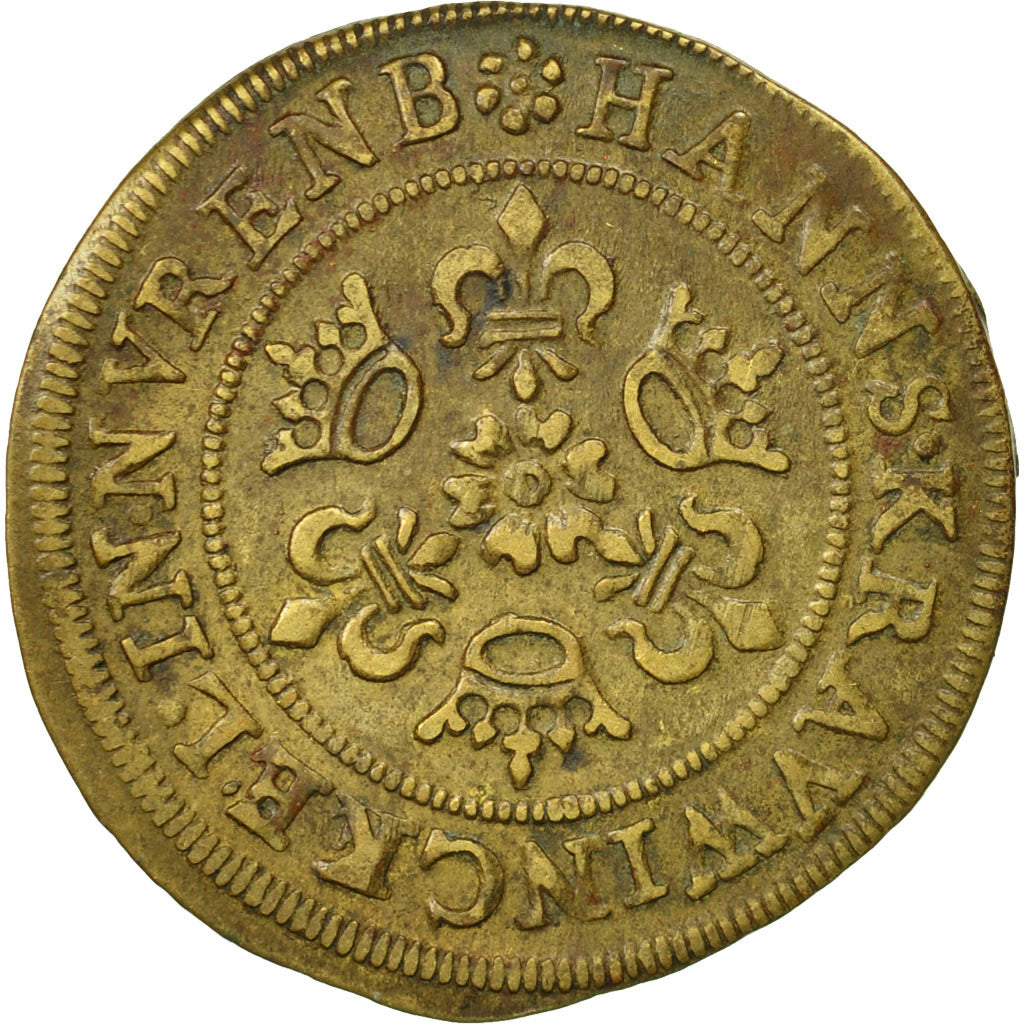 France, Token, Jeton de Nuremberg, AU(50-53), Brass