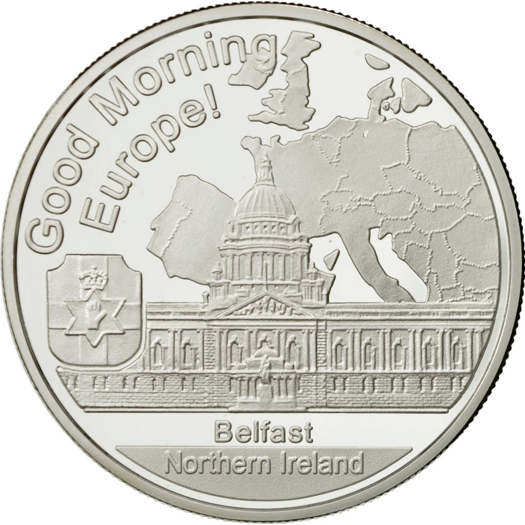 Northern Ireland, Medal, 1 onz. Europa, MS(65-70), Silver