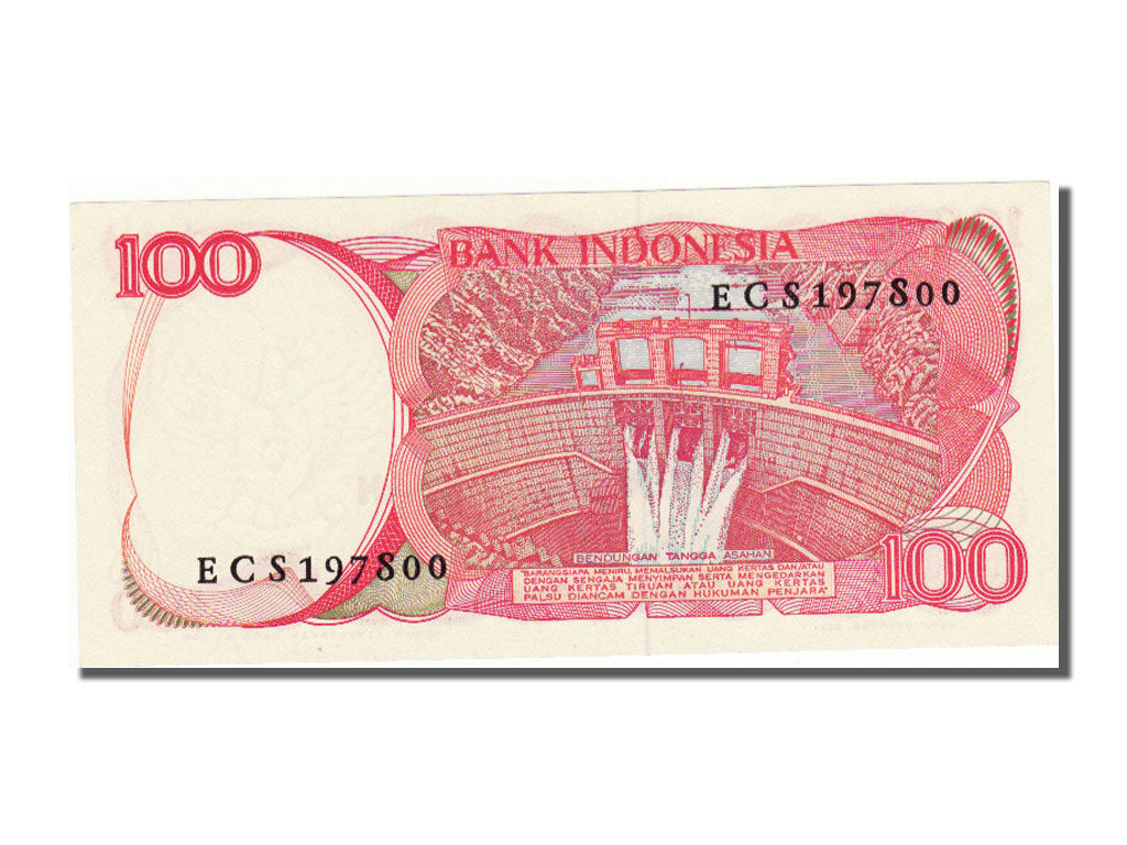 Biljet, Indonesië, 100 Rupiah, 1984, NIEUW