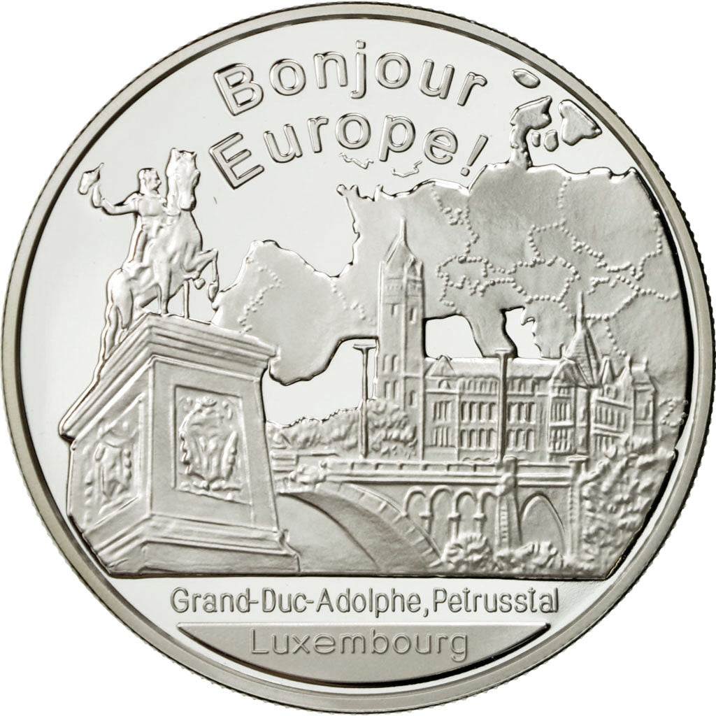 Luxemburg, Medal, 1 onz. Europa, FDC, Zilver