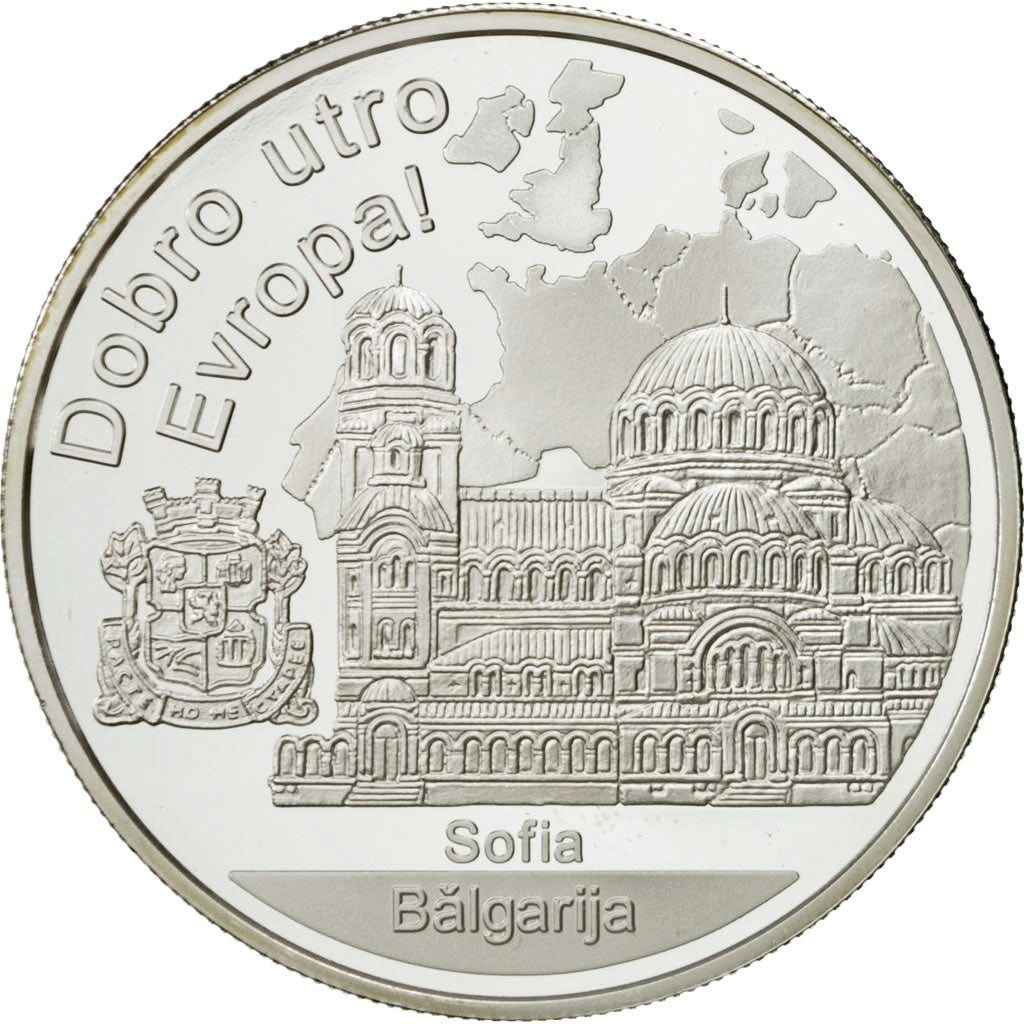 Bulgaria, Medal, 1 onz. Europa, FDC, Plata