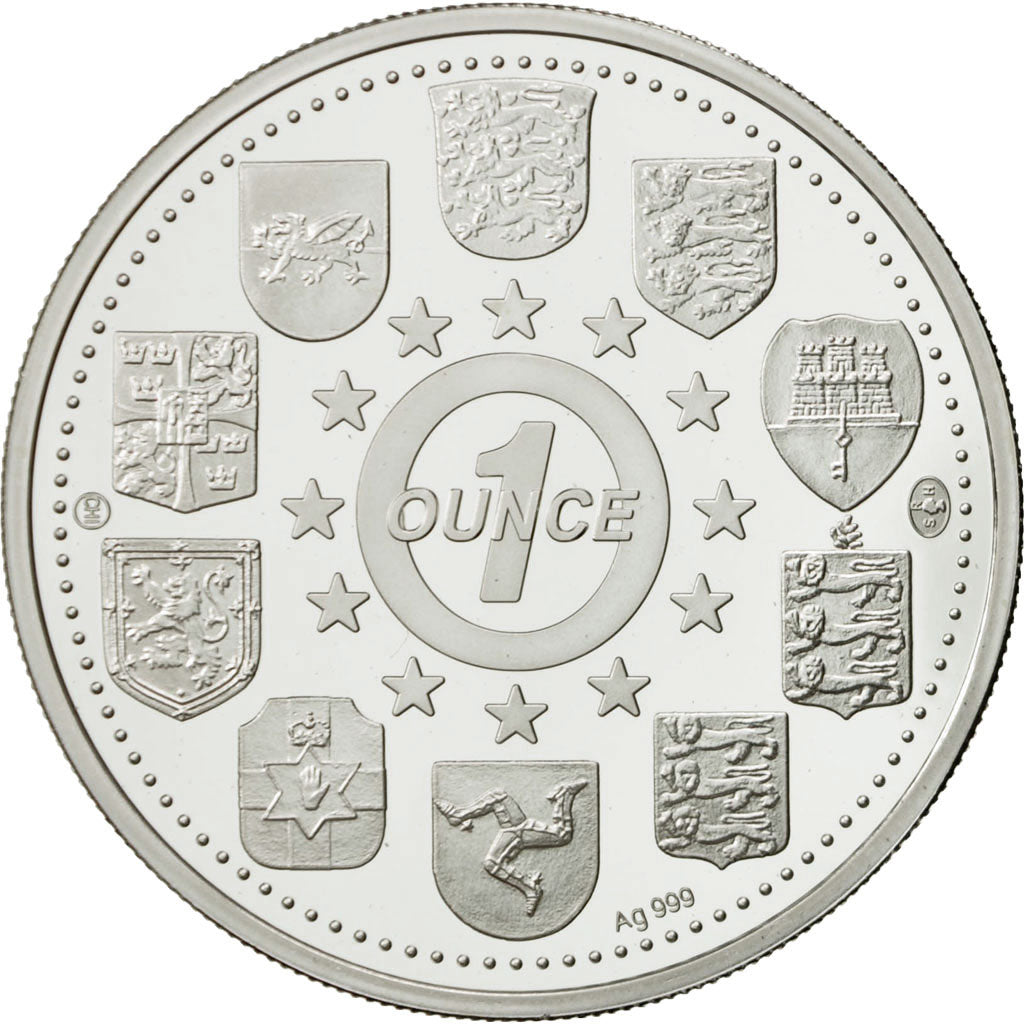 Great Britain, Medal, 1 onz. Europa, MS(65-70), Silver