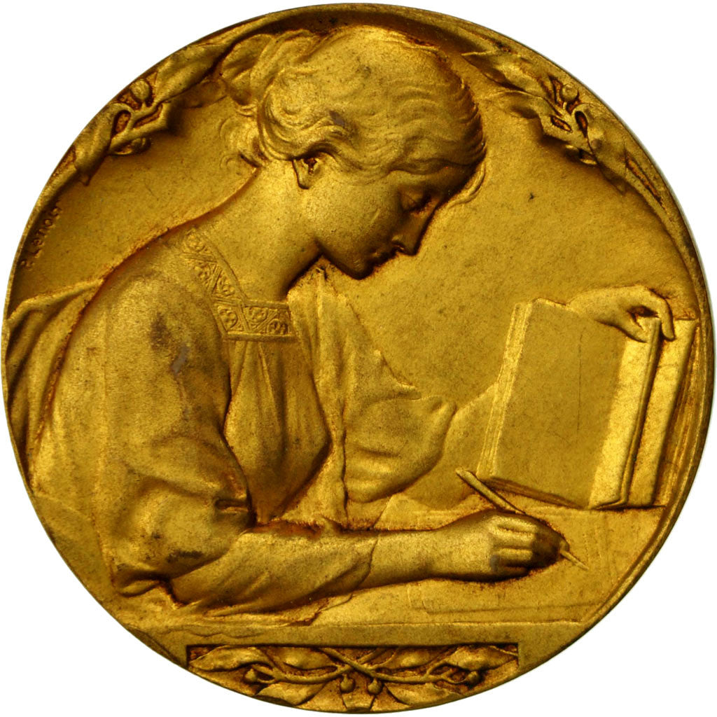 France, Medal, Association Amicale Institut Turgot, 1938, Arthus Bertrand