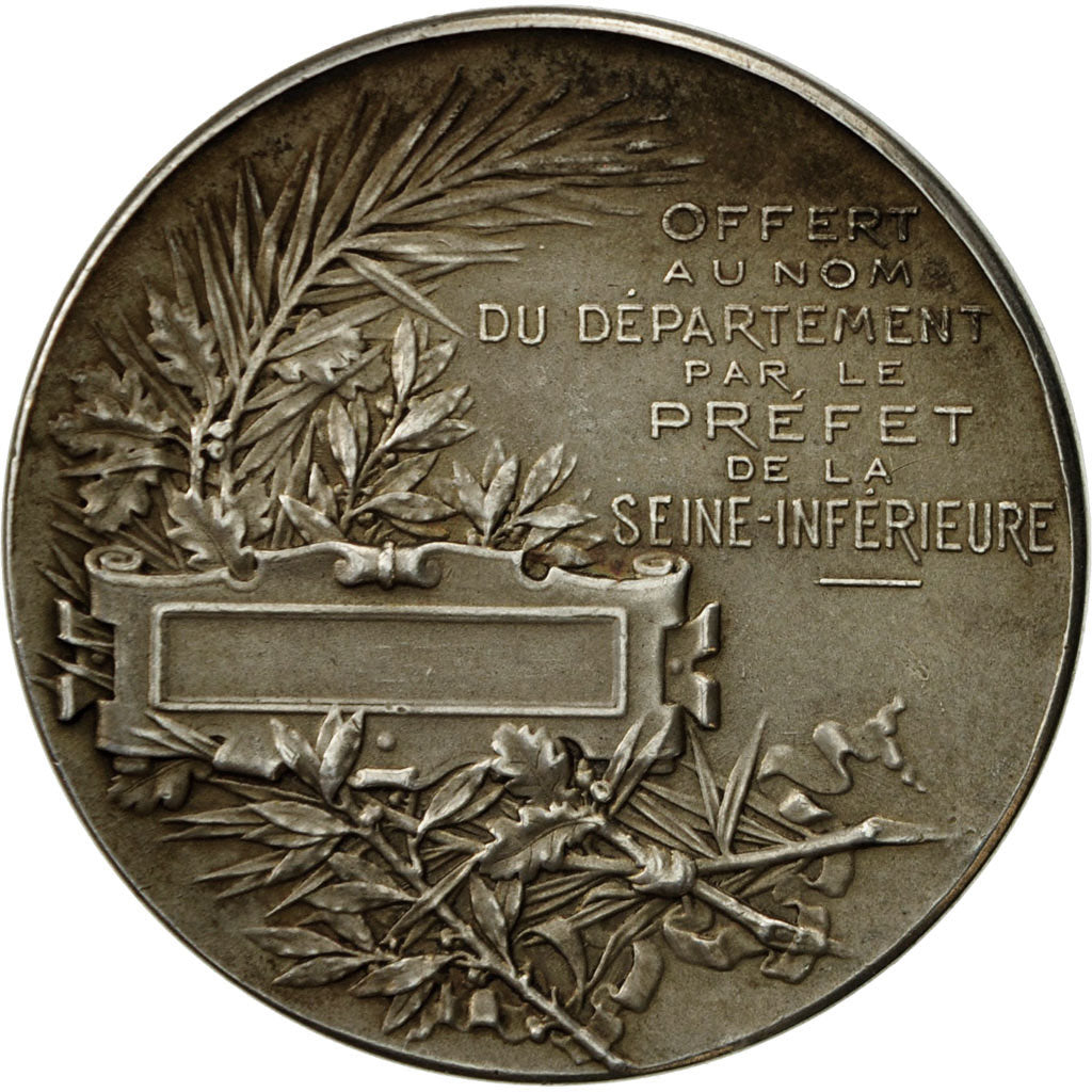 France, Medal, République Française, Roty, SUP, Argent