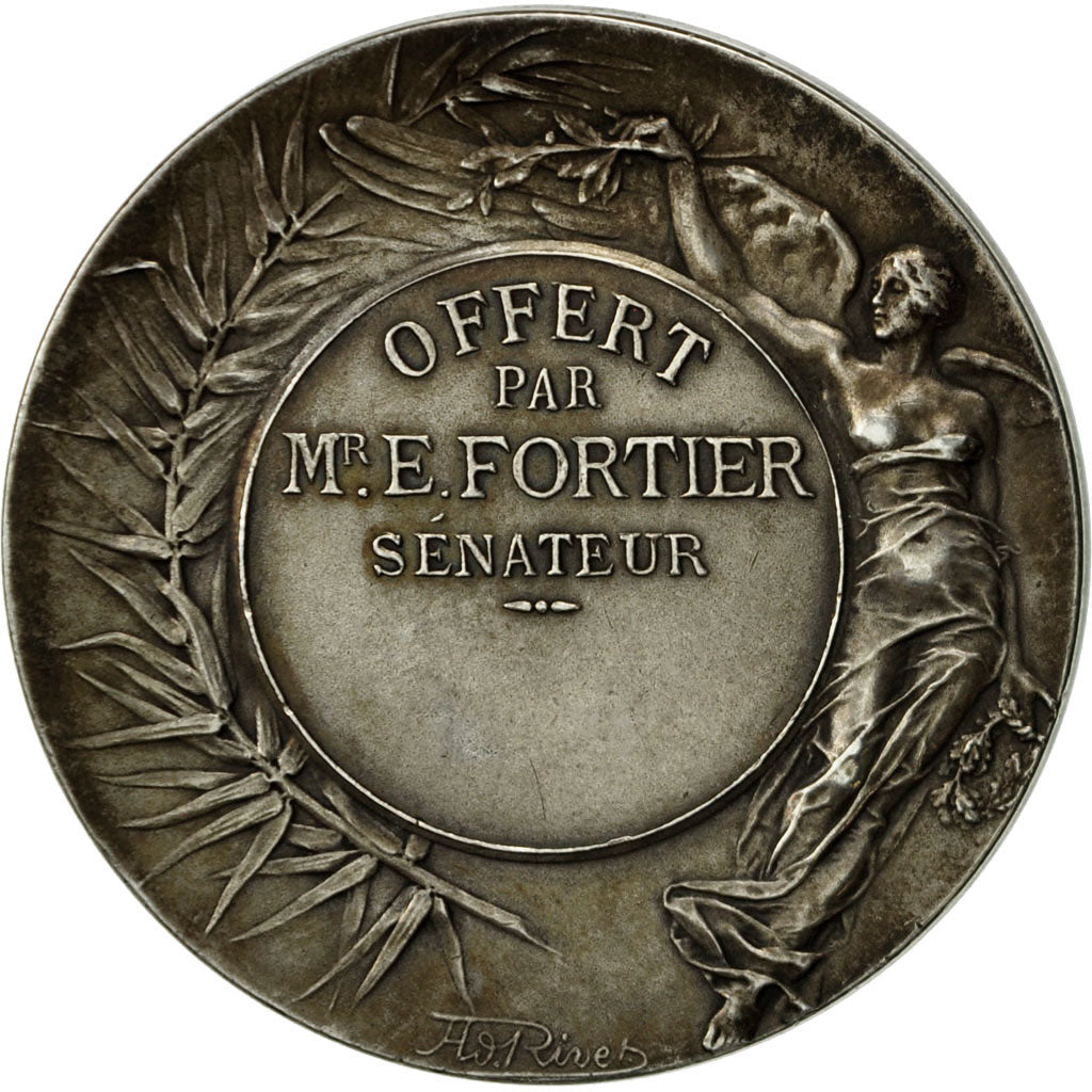 France, Medal, France, Bottée, MS(60-62), Silver