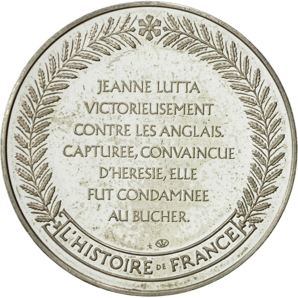 France, Medal, Jeanne d'Arc Libère Orléans 1429, MS(60-62), Silver