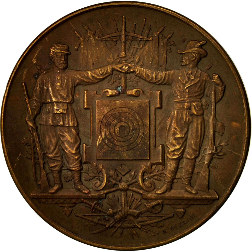 France, Medal, Honneur, 3ème Prix, Desaide, AU(50-53), Bronze