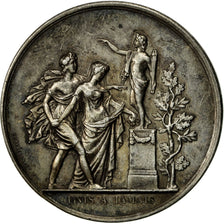 France, Medal, Médaille de mariage, 1885, Petit, MS(60-62), Silver