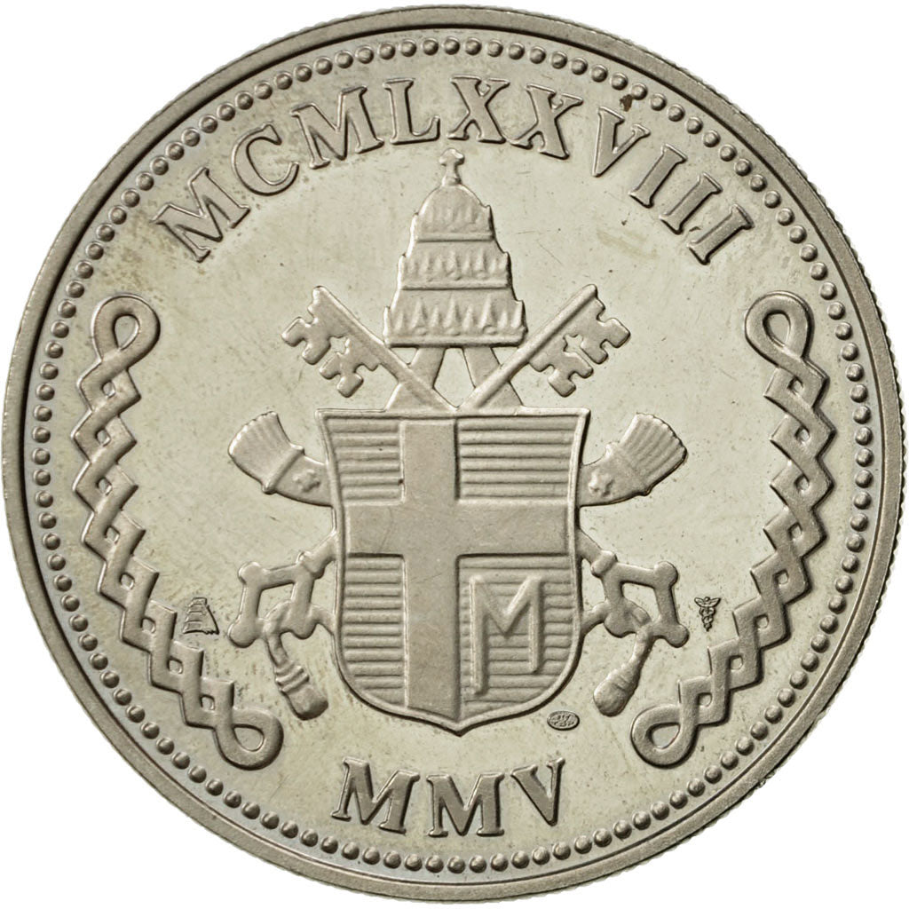Vaticano, Medal, Jean Paul II, 1978, SPL+, Rame-nichel
