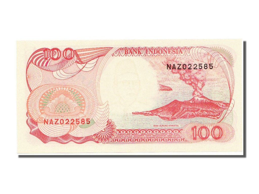 Geldschein, Indonesien, 100 Rupiah, 1992, UNZ