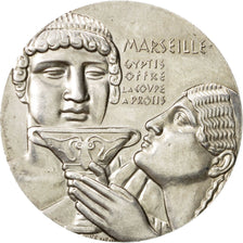 France, Medal, Olympique de Marseille, 1971, MS(60-62), Silver