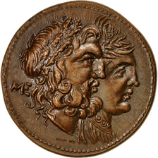 France, Medal, Reproduction Grecque, Taureau, 1978, MS(64), Bronze