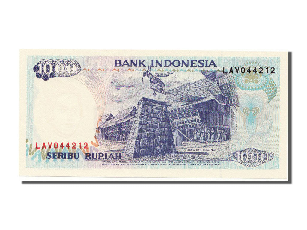 Indonesia, 1000 Rupiah, 1992, KM #129a, UNC(65-70), LAV044212