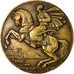 Francia, Medal, Compagnie Générale Transatlantique, Ville d'Alger, 1935