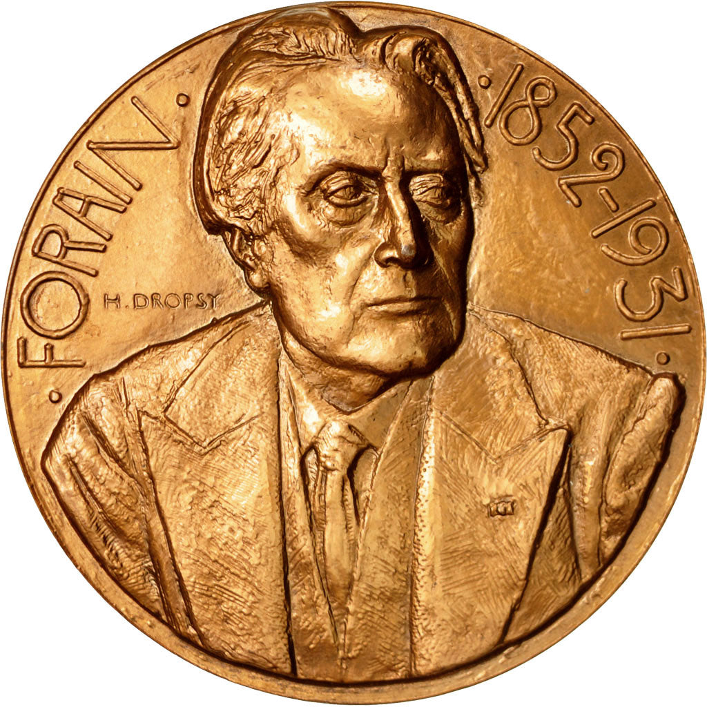 France, Medal, Forain (1852-1931), Dropsy, MS(64), Bronze