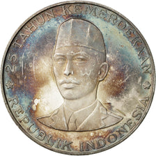 Indonesia, 1000 Rupiah, 1970, AU(50-53), Silver, KM:27