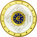 Francja, Medal, Géants Euro, 2009, MS(64), Mosiądz pokryty miedzią