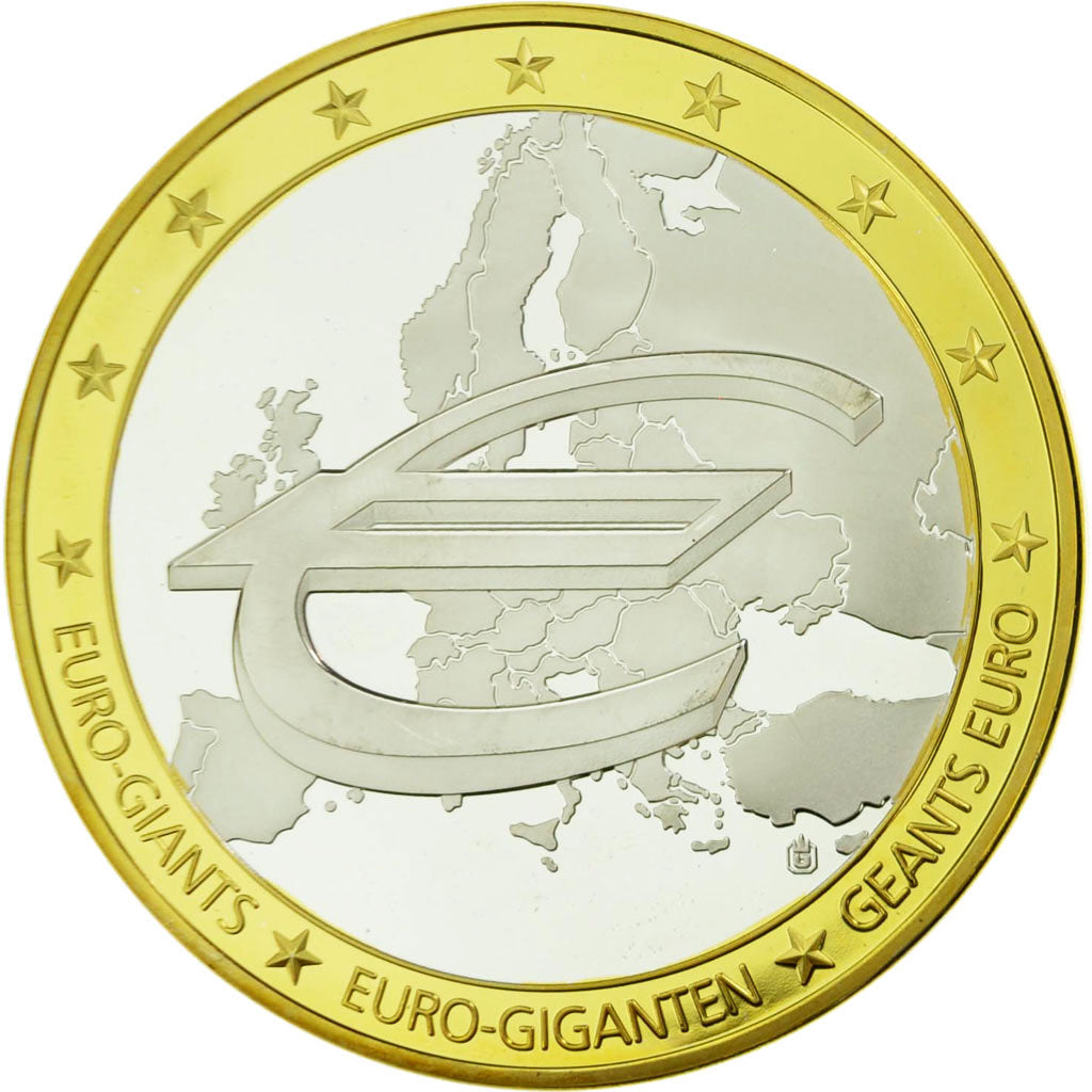 France, Medal, Géants Euro, 2009, SPL+, Copper Clad Brass