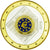 Francja, Medal, Géants Euro, 2009, MS(64), Mosiądz pokryty miedzią